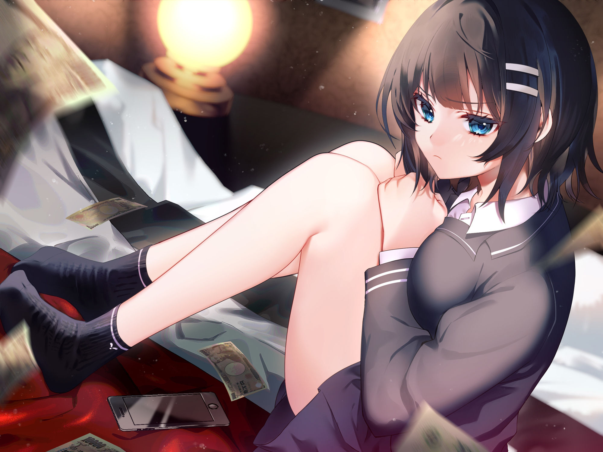 サンプル画像1:援交JKは喋らない(ふぇちねいしょん) [d_207846]