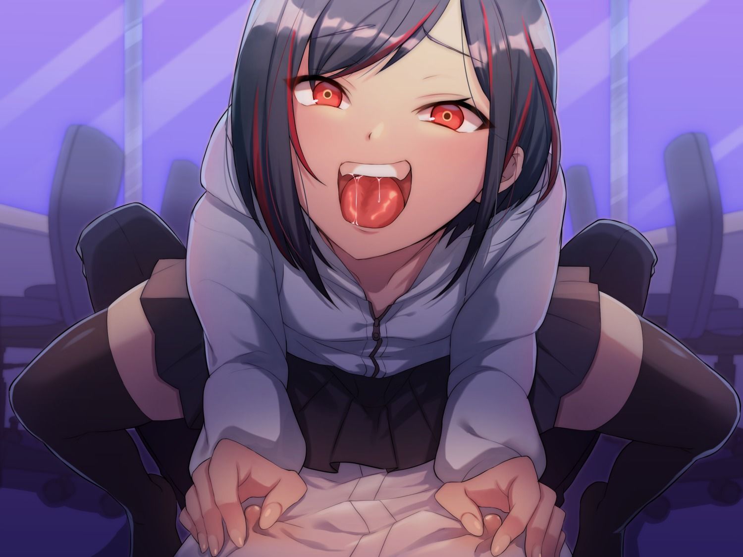 サンプル画像3:ブラック企業社長の男の娘によるパワハラ乳首責め(ホワイト×ラバーズ) [d_207979]