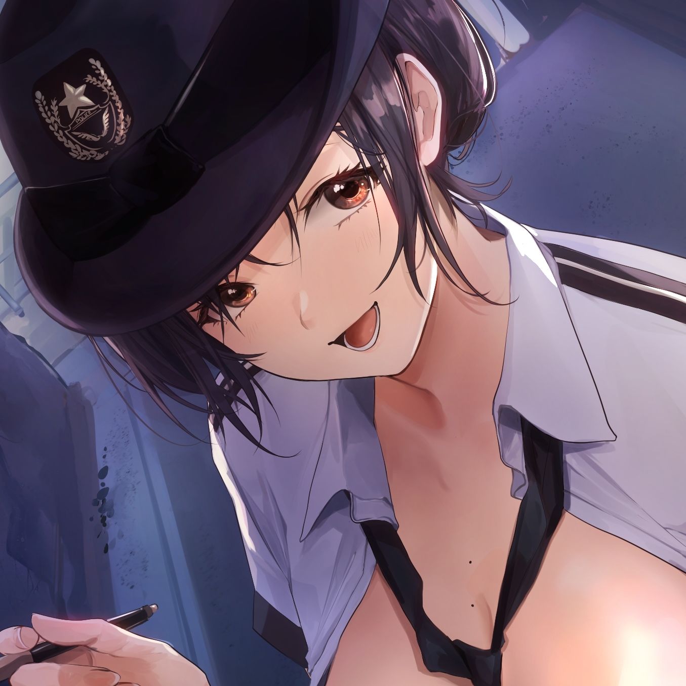 サンプル画像4:【KU100】痴女ポリスの取り調べ搾精えっち 〜職質のつもりがパトカーでカーセックス始まりました♪〜【miniシリーズ】(スタジオりふれぼ) [d_209164]