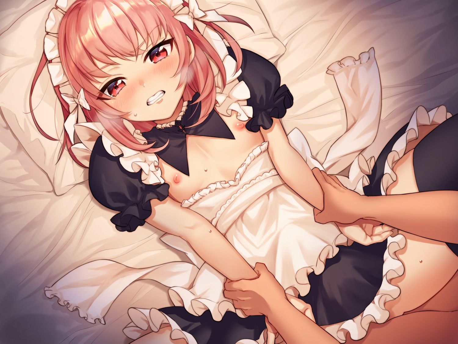 サンプル画像3:更生中の不良少年が在籍する男の娘風俗店 〜メイド姿でご奉仕ももちゃん〜(ホワイト×ラバーズ) [d_209960]