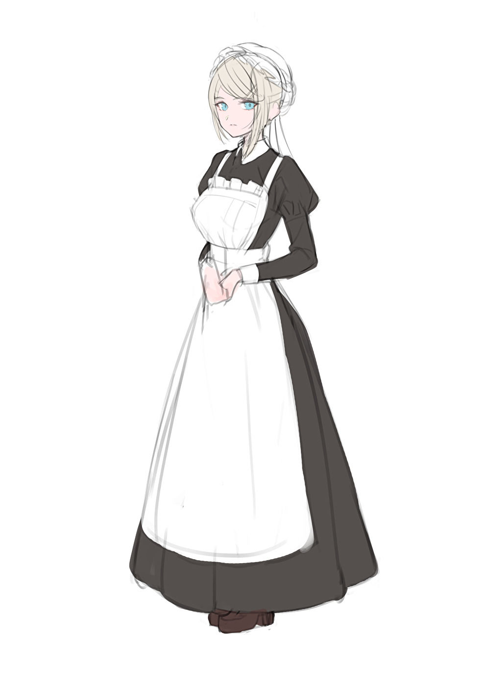 サンプル画像3:超絶優秀金髪メイドに性処理をさせる話 〜性の吐口から夜伽まで〜(スタジオぽんぽこ) [d_211595]