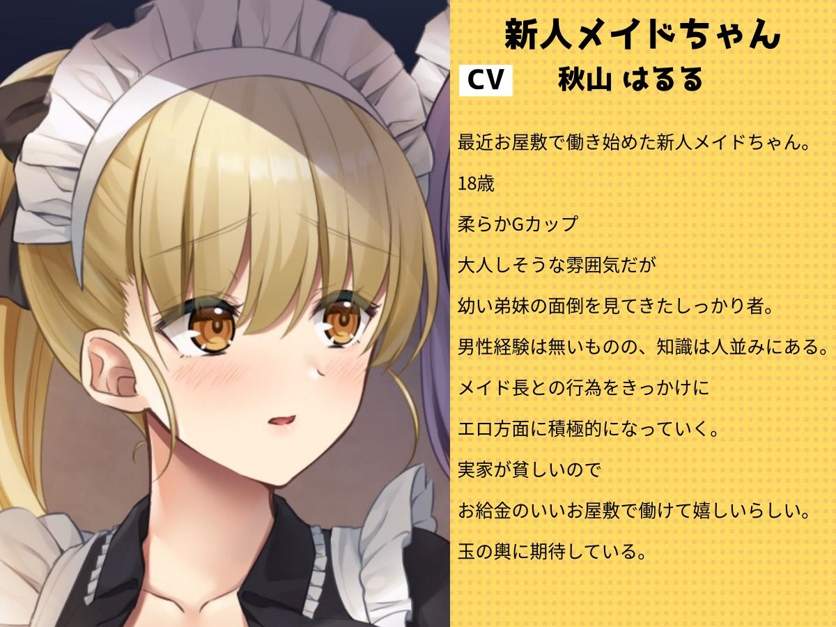 サンプル画像5:【メイド百合】お屋敷メイドのお夜伽実習〜メイド長と新人メイド・リリー〜(10次元) [d_211739]