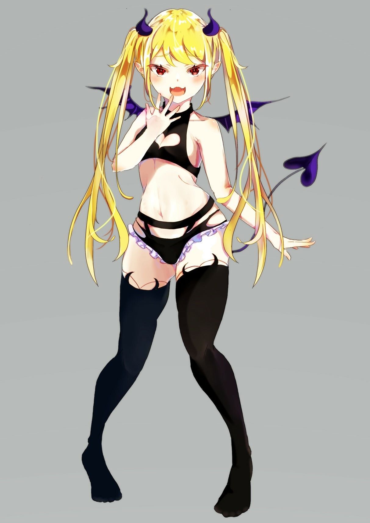 サンプル画像1:小生意気サキュバスが襲ってきたからボッコボコにして肉便器にした（ ＾＾）b(inuneko喫茶) [d_213476]