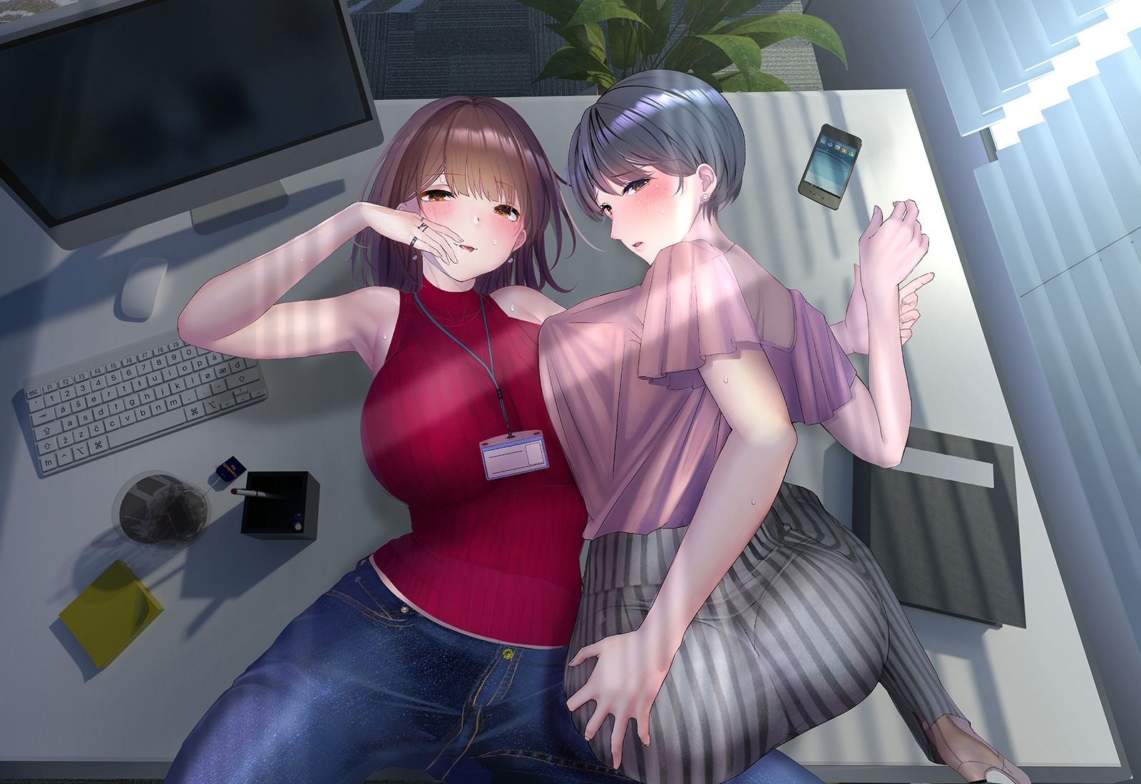 サンプル画像4:新人おま〇こ研修〜欲求不満のセンパイま〇こに→無責任中出し業務中。〜【フォーリーサウンド】(シロイルカ) [d_214663]