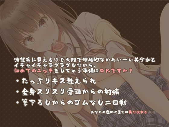 サンプル画像2:【JKリード筆下ろし】家出女子校生と童貞筆下ろし恋人プレイ-お泊まりのお礼にエッチしちゃう夜-(クッキーボイス) [d_215265]