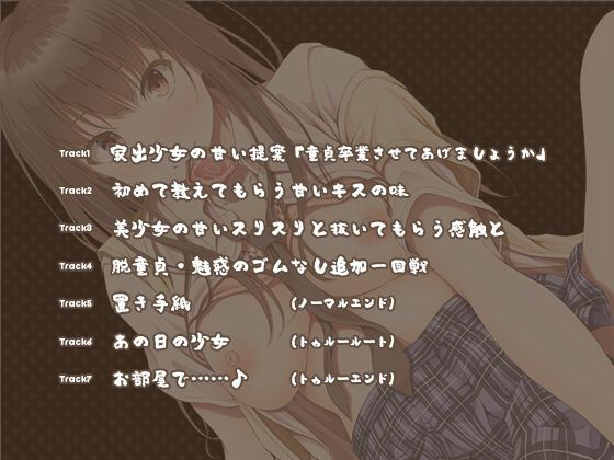 サンプル画像4:【JKリード筆下ろし】家出女子校生と童貞筆下ろし恋人プレイ-お泊まりのお礼にエッチしちゃう夜-(クッキーボイス) [d_215265]