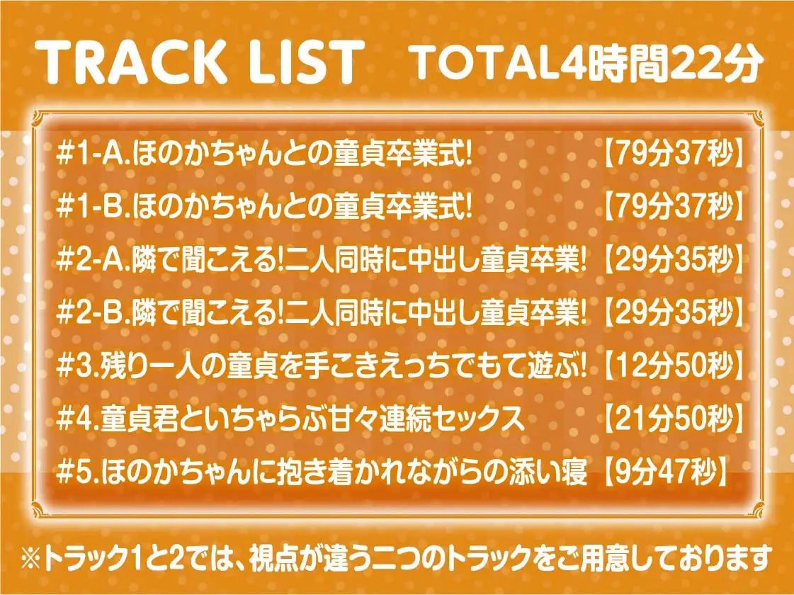 サンプル画像6:ほのかちゃんの連続童貞卒業式！【フォーリーサウンド】(テグラユウキ) [d_215353]