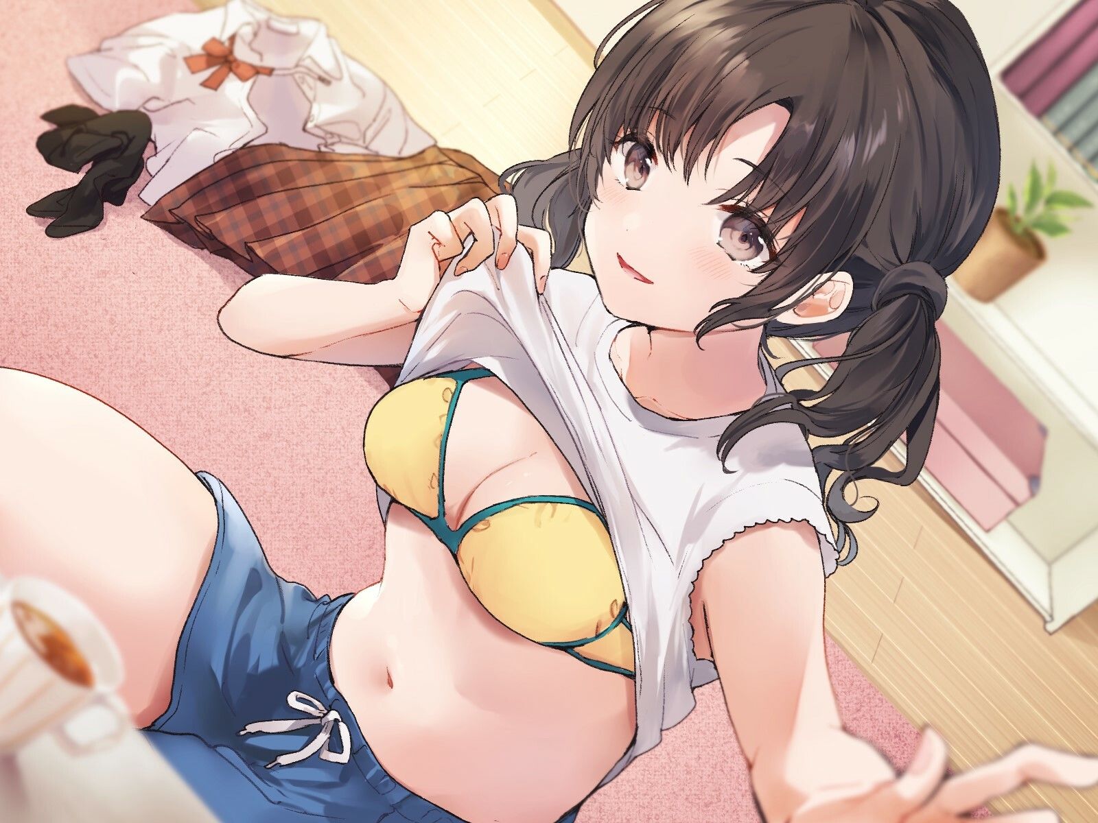 サンプル画像1:友達以上恋人未満？ 隣の席の小悪魔JKと秘密のラブラブお泊り勉強会♪(Deep；Dahlia) [d_216247]