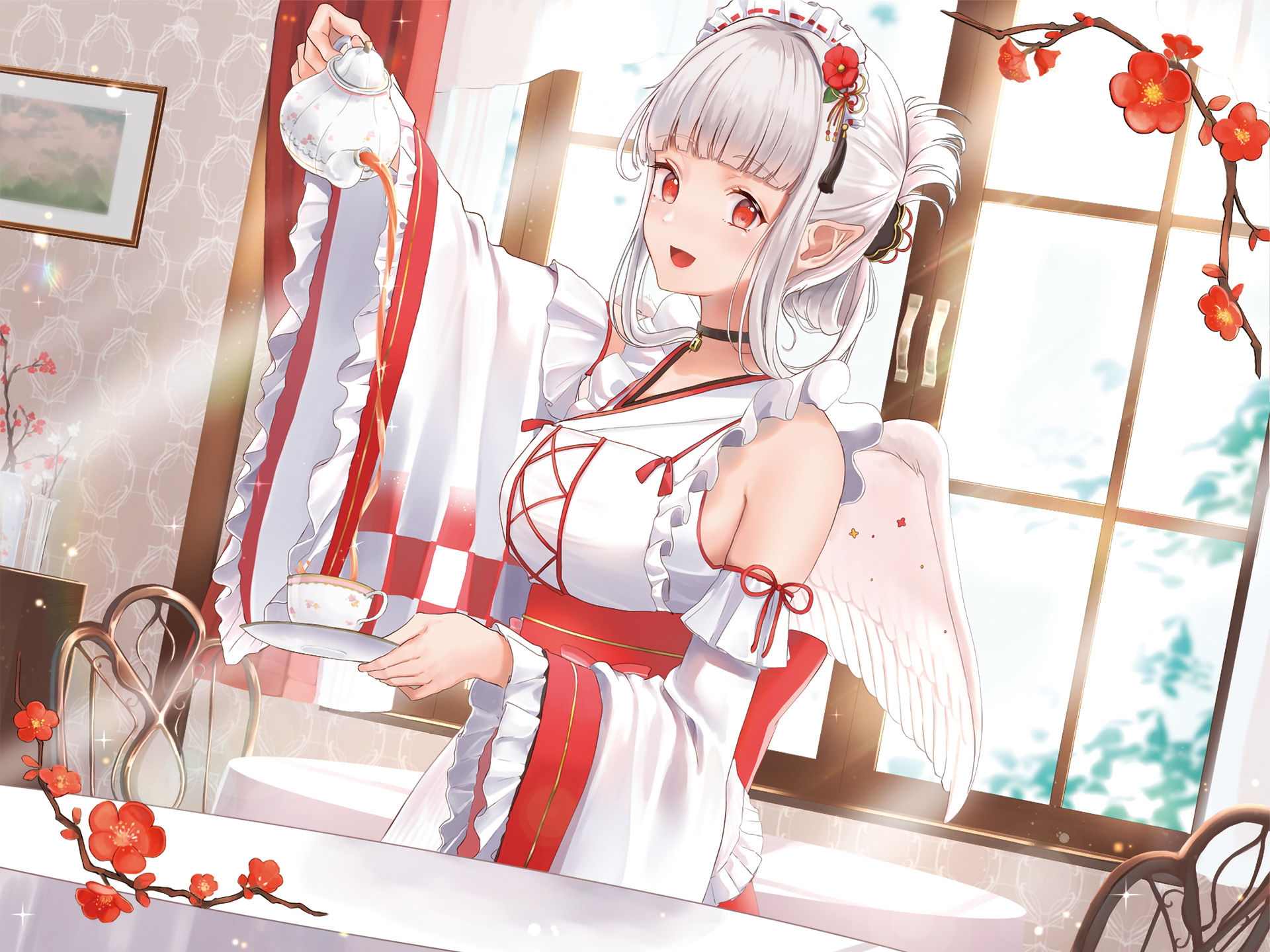 サンプル画像2:【耳かき＆炭酸】ご主人様との思い出〜大天使メイドのリアラさん〜【ASMR】(あまかけプラント) [d_216696]