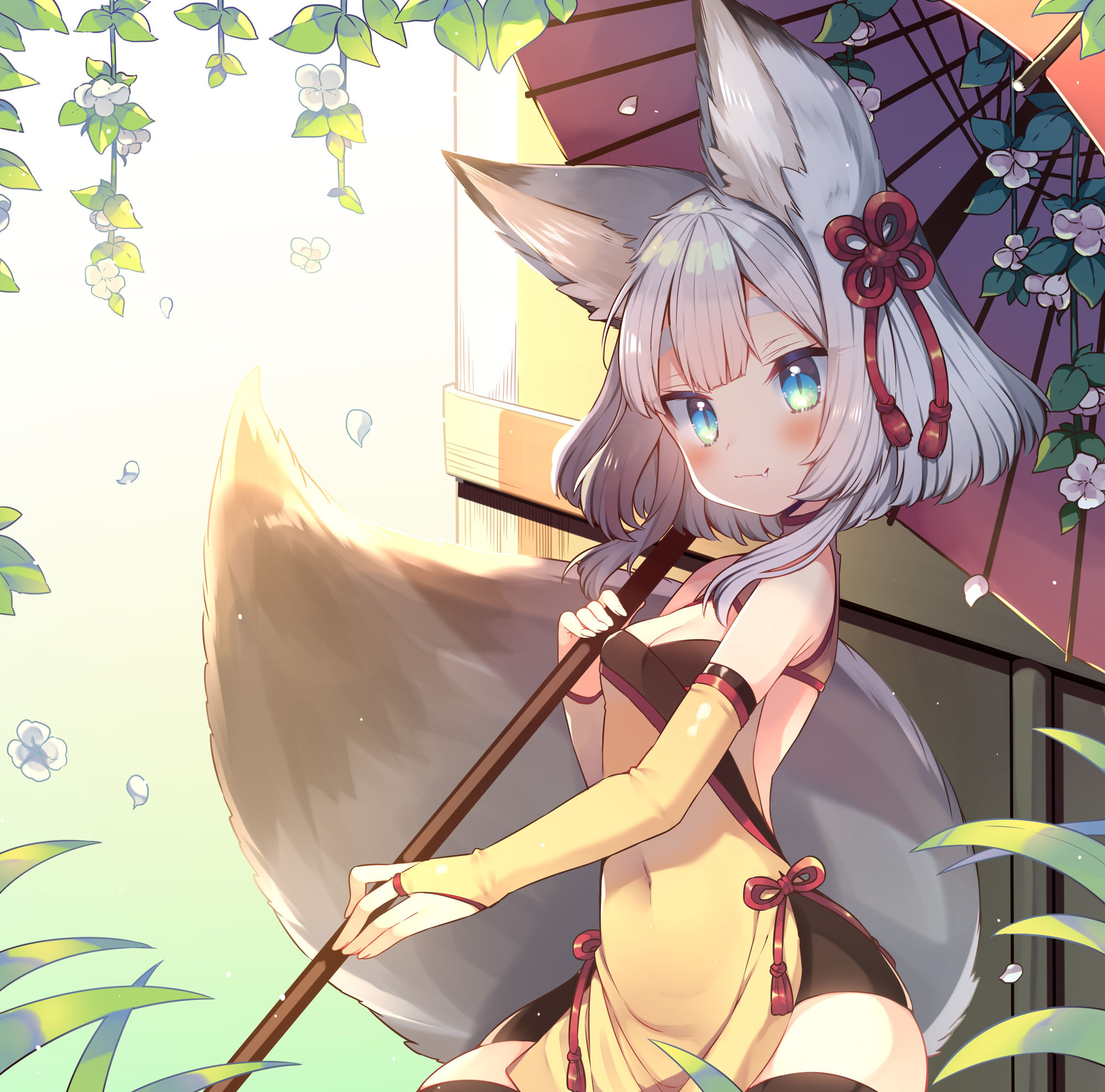 サンプル画像1:きつねやしきのこよみさま！(ネコノッテ！) [d_217684]