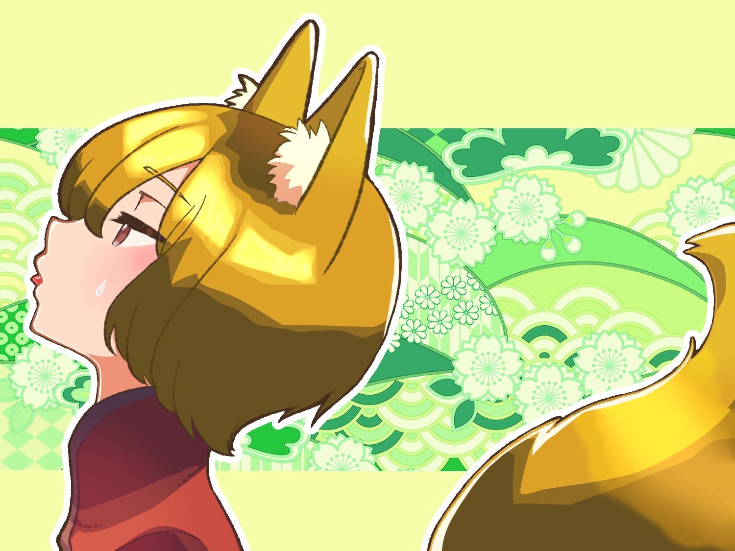 サンプル画像1:きつねむすめの ぎこちな みみなめ(ネコノッテ！) [d_217685]