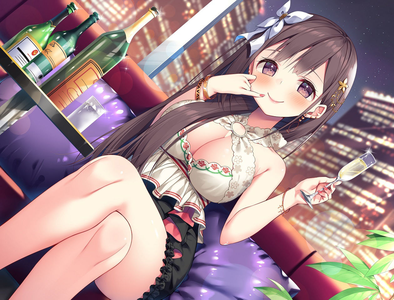 サンプル画像1:高級美娼女クラブ『Seraphinite affecthion』〜大人気AV女優による、耳奥ネバトロ責めご奉仕♪〜【プレミアムフォーリー】(Whisp) [d_217789]