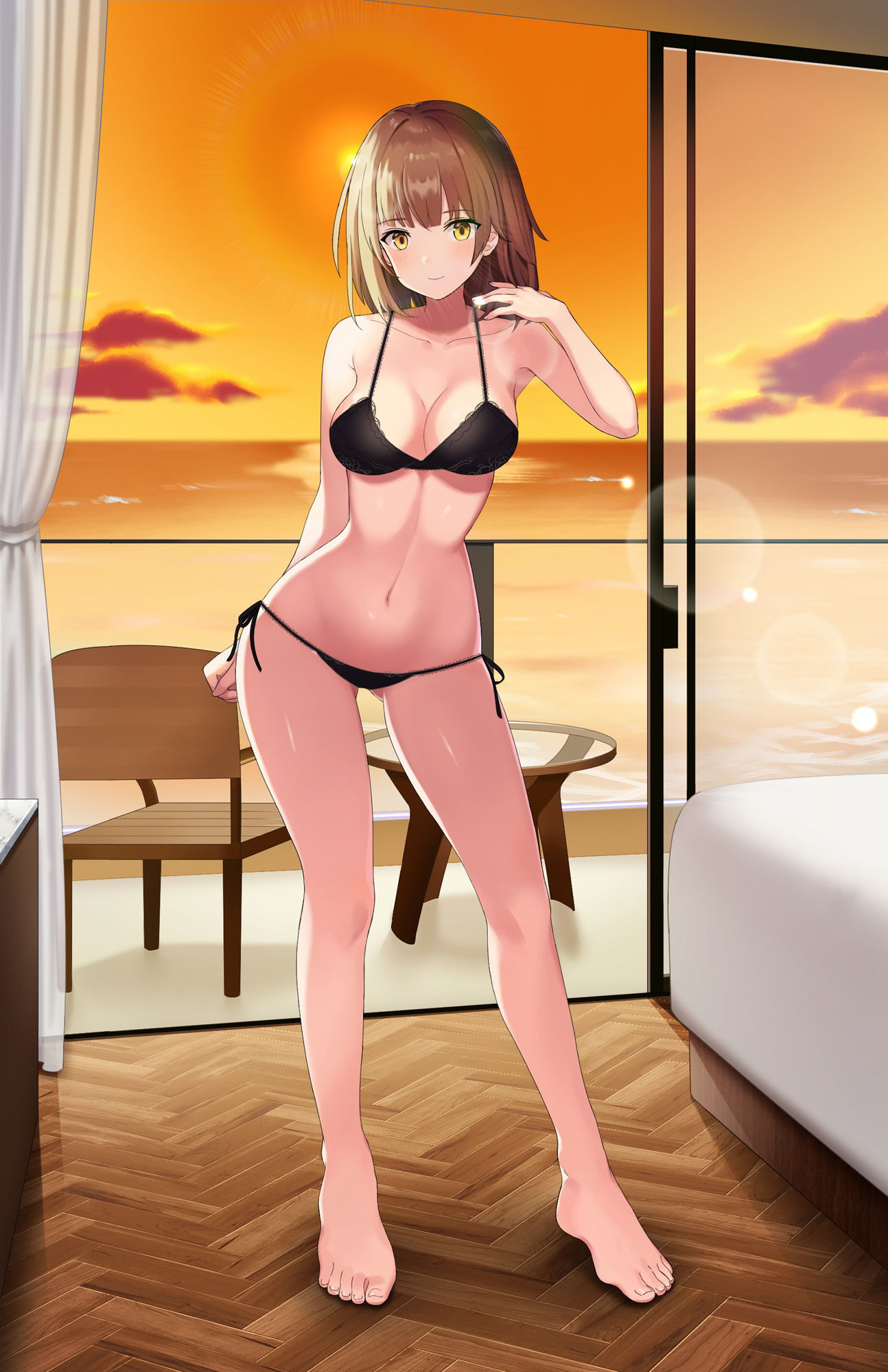 サンプル画像3:お兄ちゃん、しよっか〜欲情した妹と海の見えるホテルで夏の終わりの汗だく中出しセックス(ほぬ☆かふぇ) [d_218949]