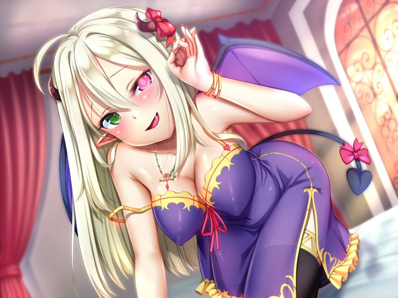 サンプル画像1:異世界さきゅばす×幸せえっちなASMR搾精♪(チョコミント) [d_219018]