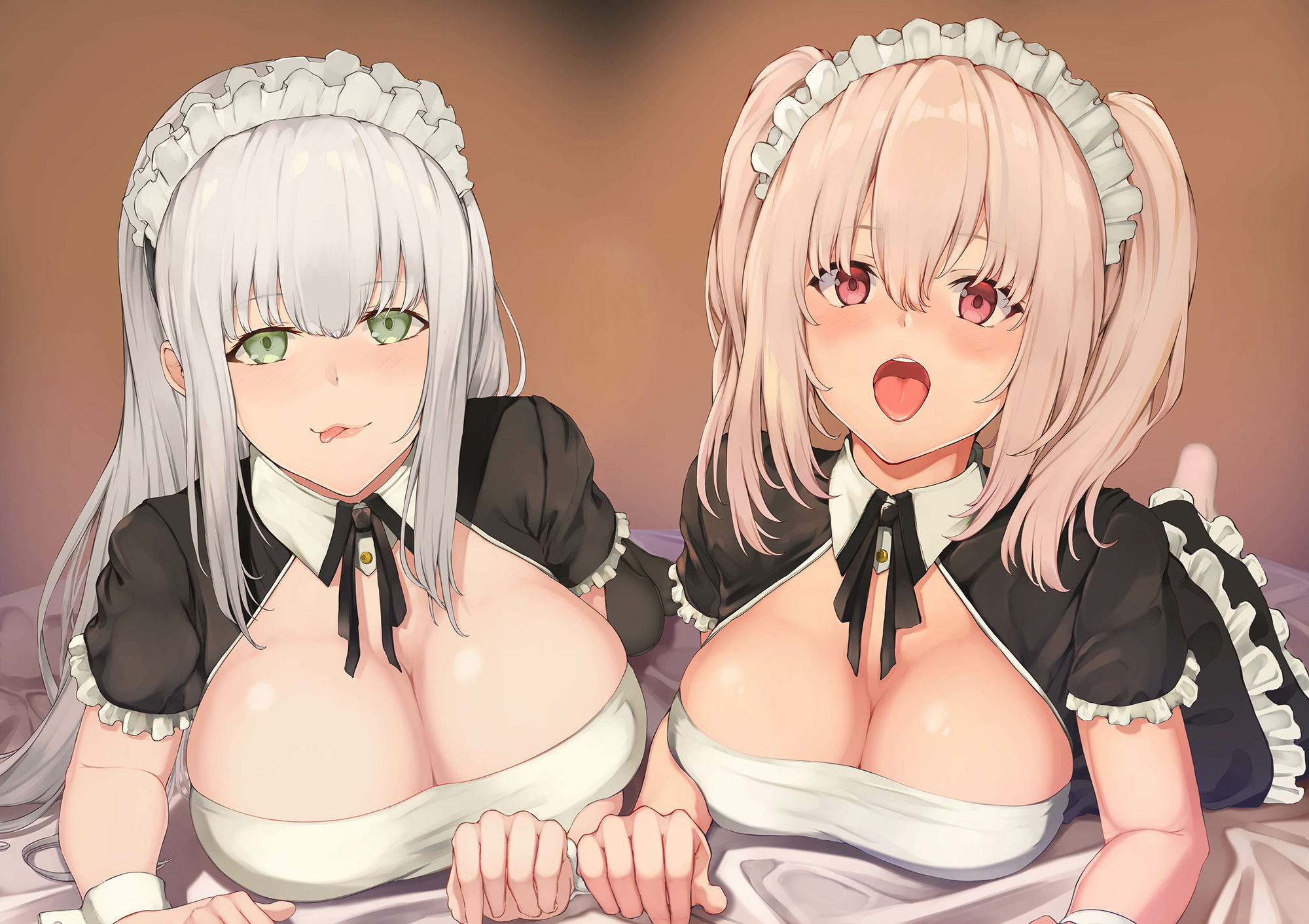 サンプル画像1:【特価100円】クール＆ダウナー耳舐メイド(しましま亭) [d_219142]