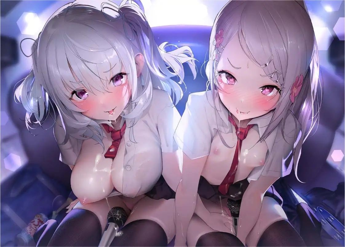 サンプル画像1:白髪ギャルとの甘々中出しカップルカラオケ生えっち！【フォーリーサウンド】(テグラユウキ) [d_220432]