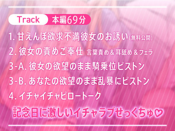 サンプル画像3:欲求不満な発情彼女〜責めたり責められたりのいちゃらぶせっくす〜(すたぁさーくる) [d_222654]