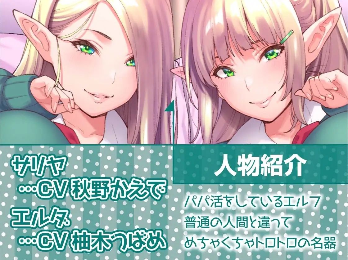 サンプル画像5:パパ活ナマイキエルフJK2人はナメてた雑魚ち〇ぽにお仕置き種付け成敗される！【フォーリーサウンド】(テグラユウキ) [d_224072]