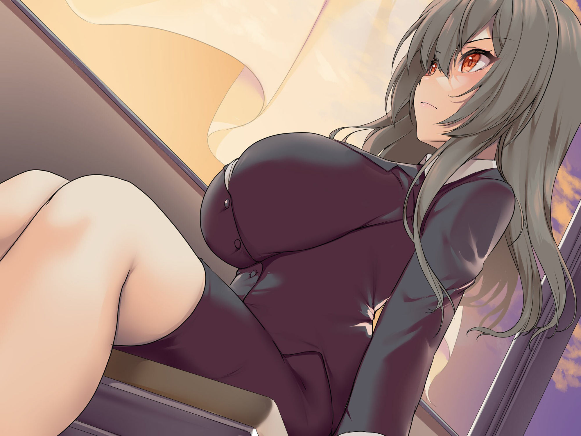 サンプル画像1:男勝りな女教師との純愛(サークルてらおな) [d_224130]