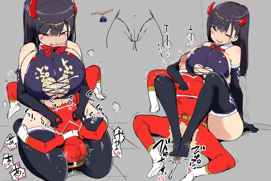 サンプル画像1:正義のヒーローが敵女幹部の誘惑に負けるわけがない！〜大事な情報を守り切れ〜(びゅくびゅく亭) [d_224763]