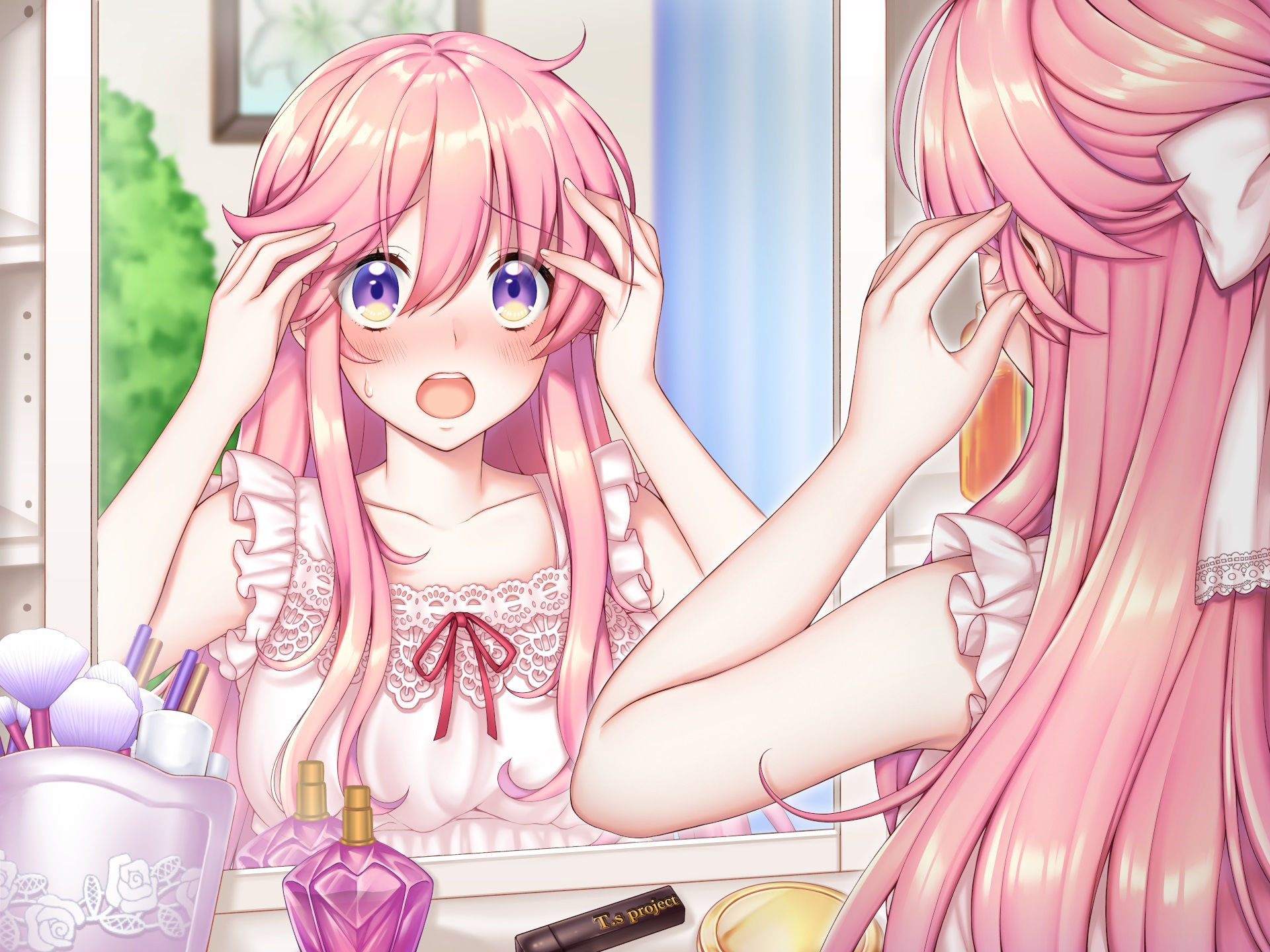 サンプル画像1:あさおん！ 〜朝起きたら女の子になってたらどうする？〜 vol. 1 朝起きたら初恋の女の子になっていた！？(T.s project) [d_224876]