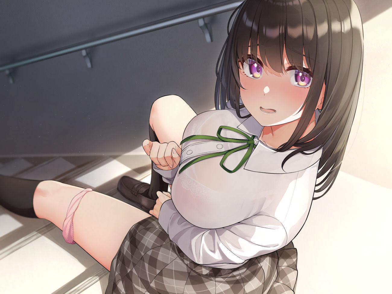 サンプル画像3:内気な後輩と校内のいたるところで青春えっち(恋楽屋) [d_225323]