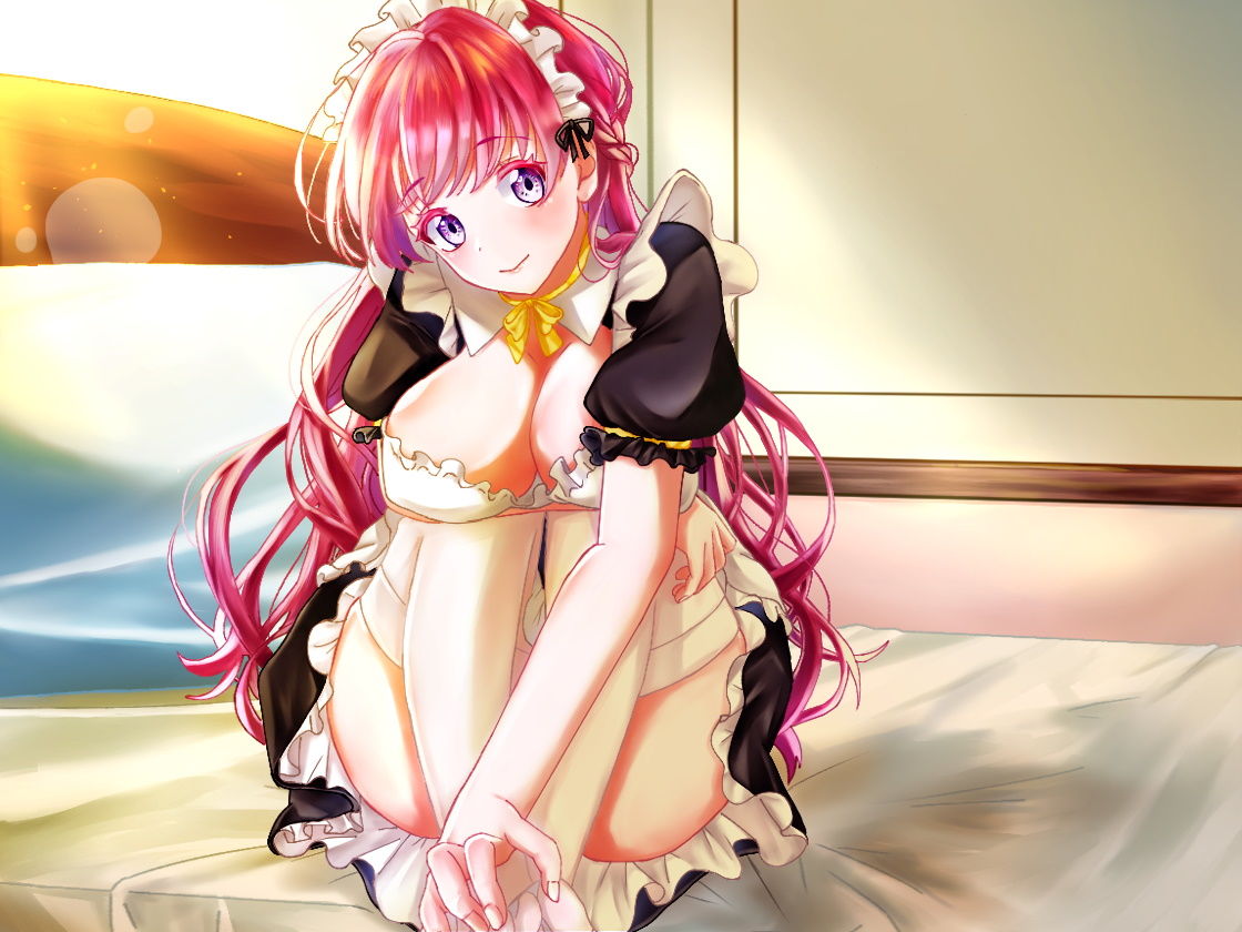 サンプル画像1:【ねっとり耳舐め】巨乳メイドのあまあまご奉仕〜おうちでまったり濃厚子作りエッチ【バイノーラル】(キズナ工房) [d_226468]