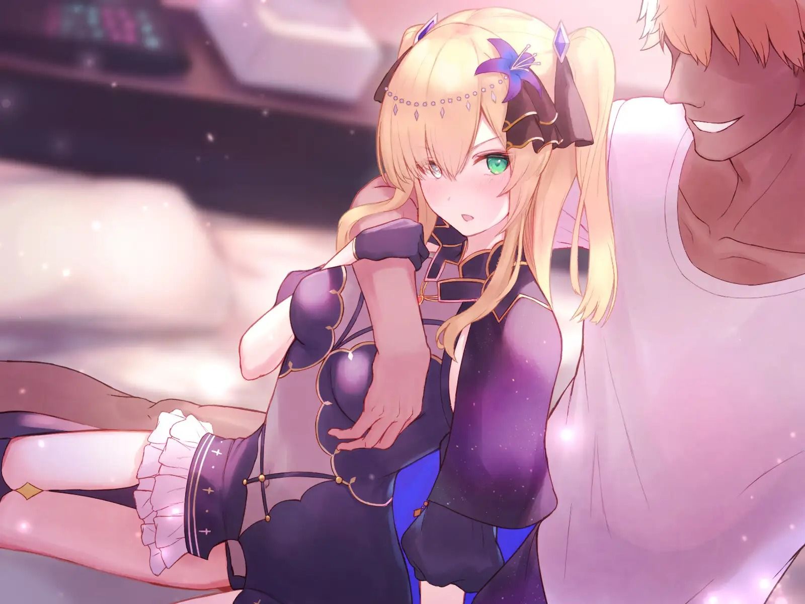 サンプル画像3:【ネトラセ】親愛度100％中二病彼女の寝取られ報告(バイコーンの森) [d_226879]