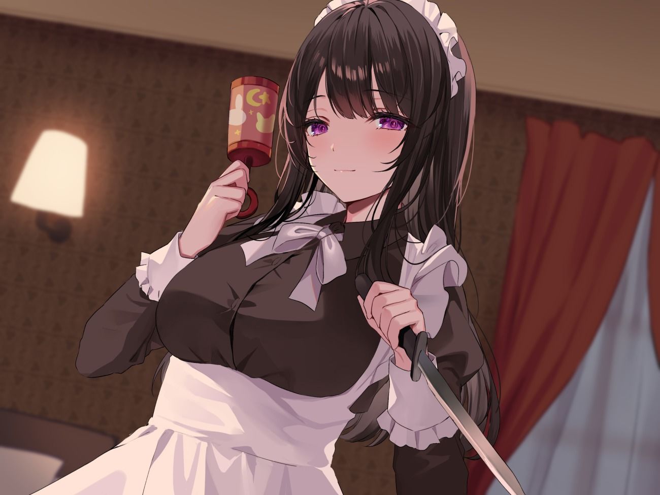 サンプル画像3:クビが確定した無敵のメイドさんによる強●純愛えっち(恋楽屋) [d_227365]