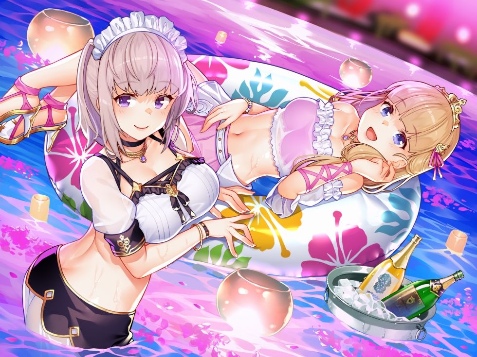 サンプル画像1:【隠語・喘ぎ声】姫妻＆メイド妻の生ハメリゾート 別荘スローライフ(ろんりーわん) [d_227393]