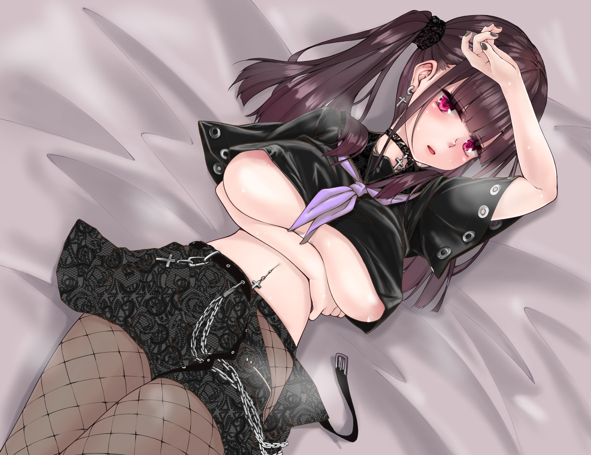 サンプル画像5:無知でダウナーなゴスロリJKをじっくり姦す【スローセックス】(空心菜館) [d_228273]