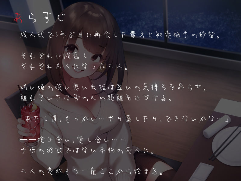 サンプル画像1:成人式の夜を想い出のあの子と。(コション) [d_229214]