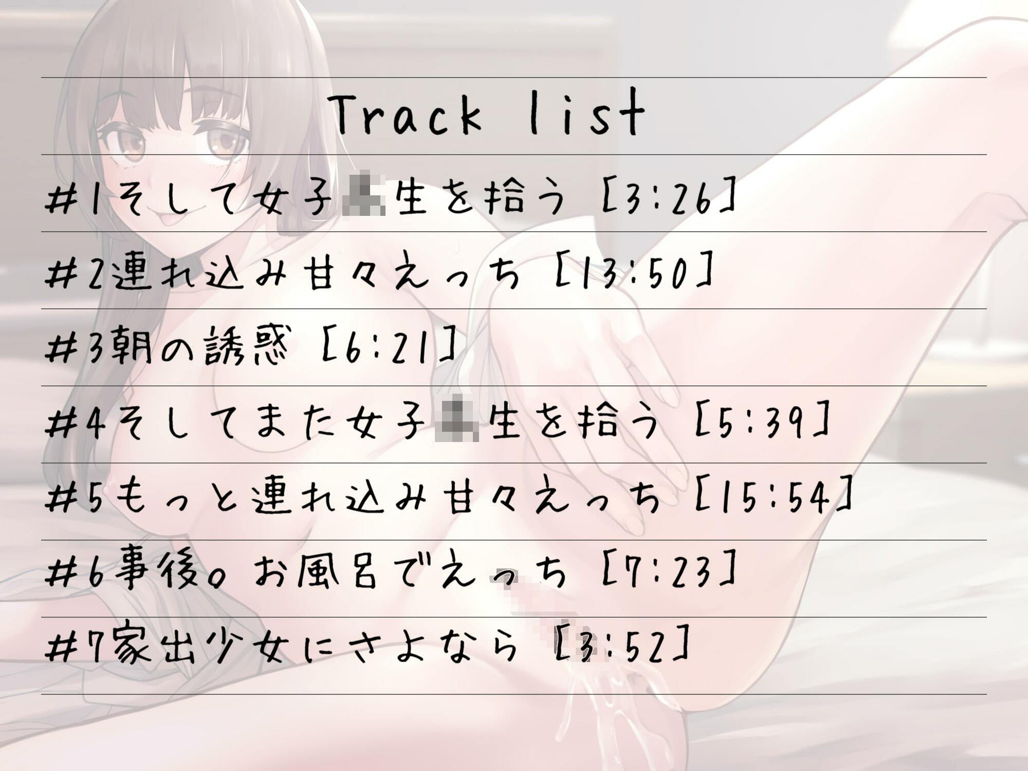 サンプル画像3:家出少女を拾う。自宅に連れ帰る。奉仕してもらい甘々えっちする。(アンテロス) [d_229344]