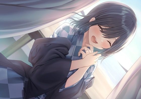 サンプル画像4:男友達みたいな幼なじみと同棲えっち-夏の思い出と幸せプロポーズ【バイノーラル】(幸福少女) [d_229548]