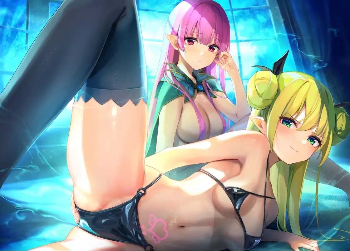 サンプル画像1:安眠担当＆いたずら担当！えちえち出張サキュバス＆エルフ！【フォーリーサウンド】(テグラユウキ) [d_230331]