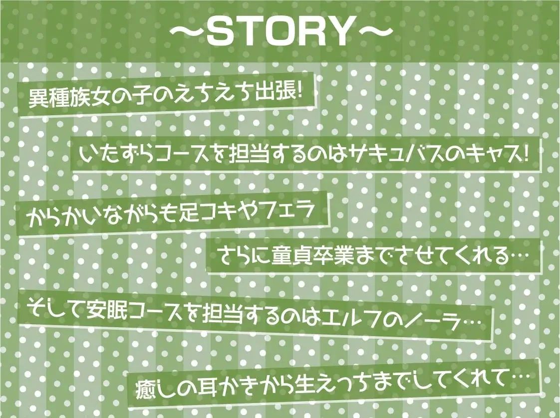 サンプル画像3:安眠担当＆いたずら担当！えちえち出張サキュバス＆エルフ！【フォーリーサウンド】(テグラユウキ) [d_230331]