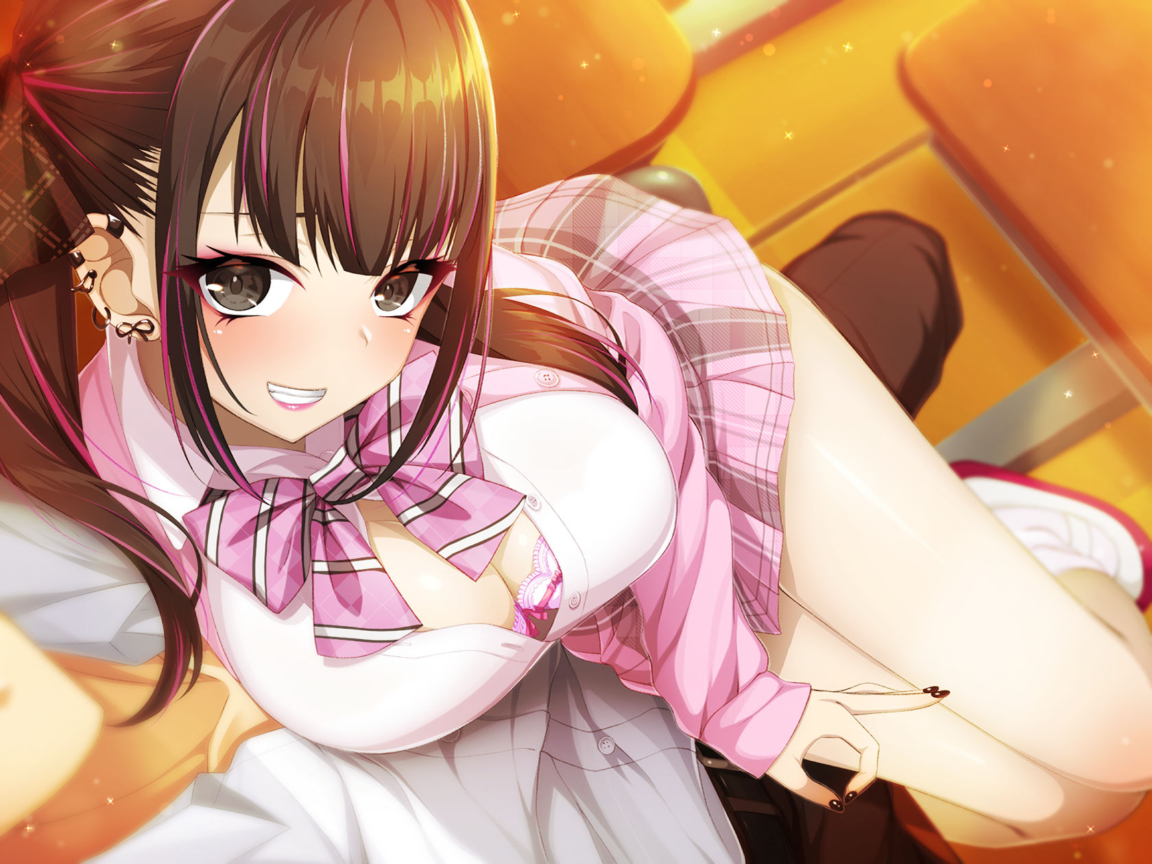 サンプル画像1:【高音質バイノーラル】イライラしてる地雷JKに、イタズラ半分で人生をダメにされりゅ音声(おかしのみみおか) [d_232989]