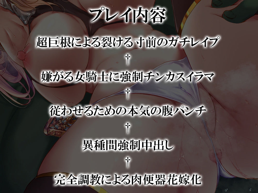 サンプル画像2:【わからせ強●】オークになって異世界レ●プ！！！〜＜女騎士×オークキング＞(脳とりがー) [d_233374]