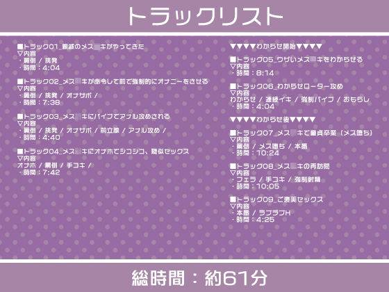 サンプル画像1:【わからせ×メス○キ】親戚のメス○キが僕の家にやってきた(のらのおと) [d_234134]