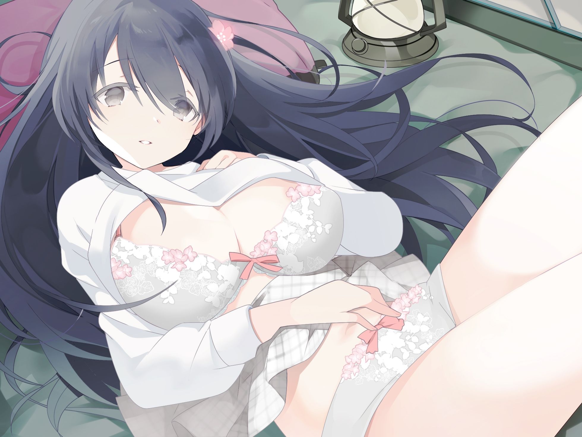 サンプル画像1:照れる彼女とイチャイチャ公園キャンプ【CV:篠ノ井凛】(葉桜ノ季節) [d_234973]