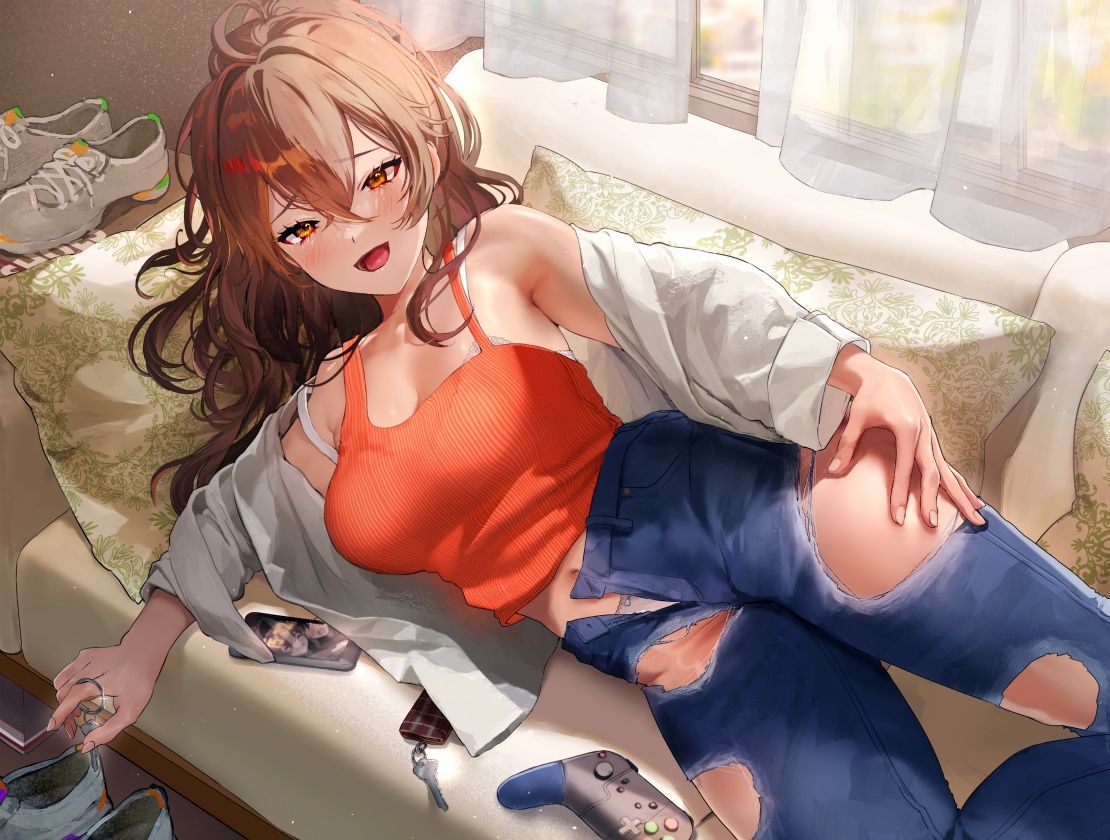 サンプル画像1:だらパコ ガールフレンド 〜カノジョ感0の幼馴染♀とマウント取り合いえっち〜(ろんりーわん) [d_236554]