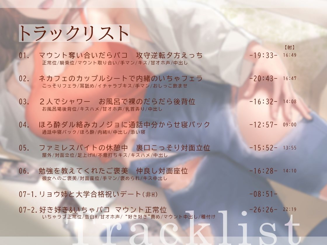 サンプル画像5:だらパコ ガールフレンド 〜カノジョ感0の幼馴染♀とマウント取り合いえっち〜(ろんりーわん) [d_236554]