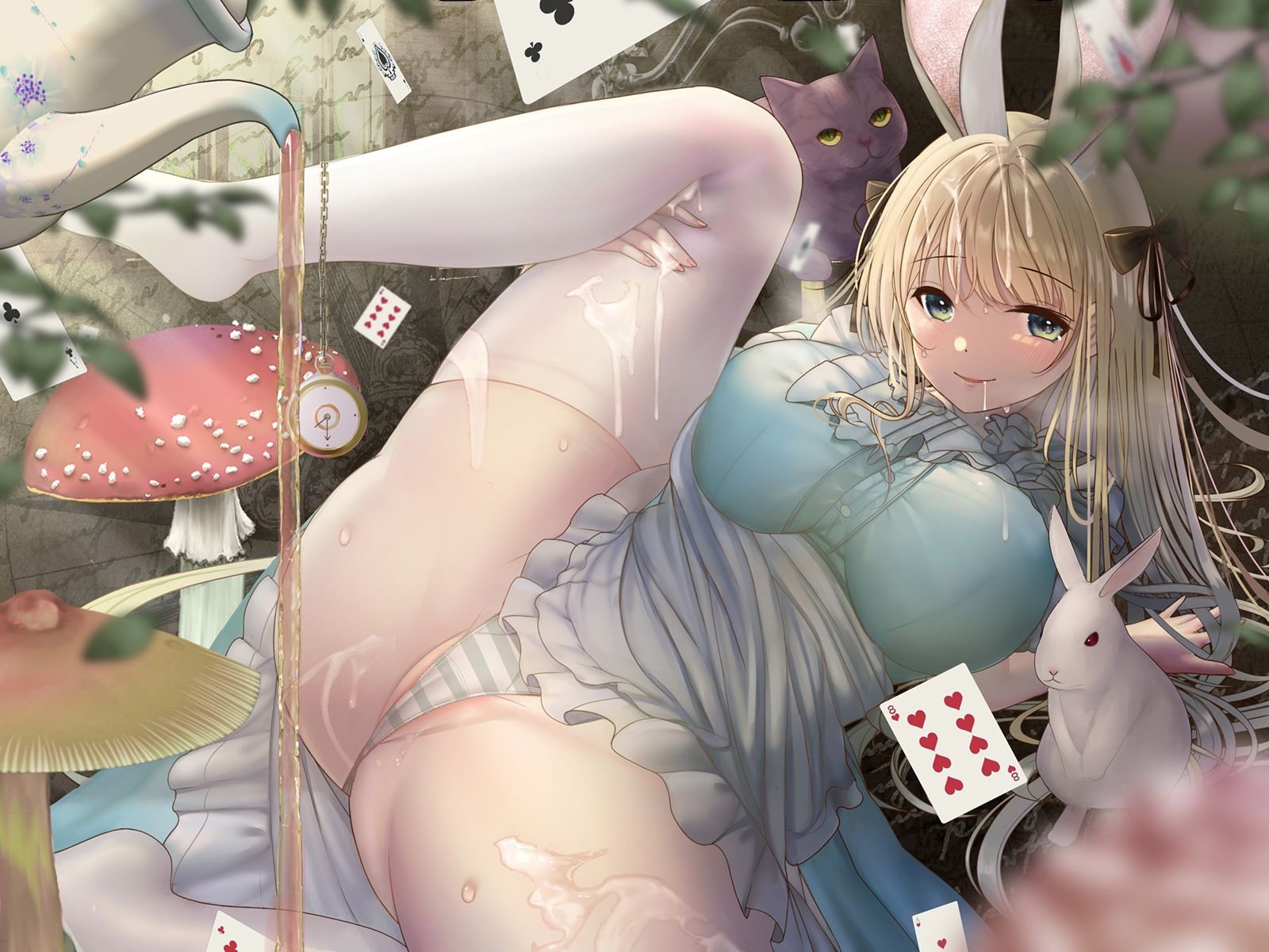 サンプル画像6:【’聞く’魔法のキノコ】トリップオーガズム Alice in the Psycho feat. 逢坂成美 【非・催●】(シロイルカ) [d_236586]