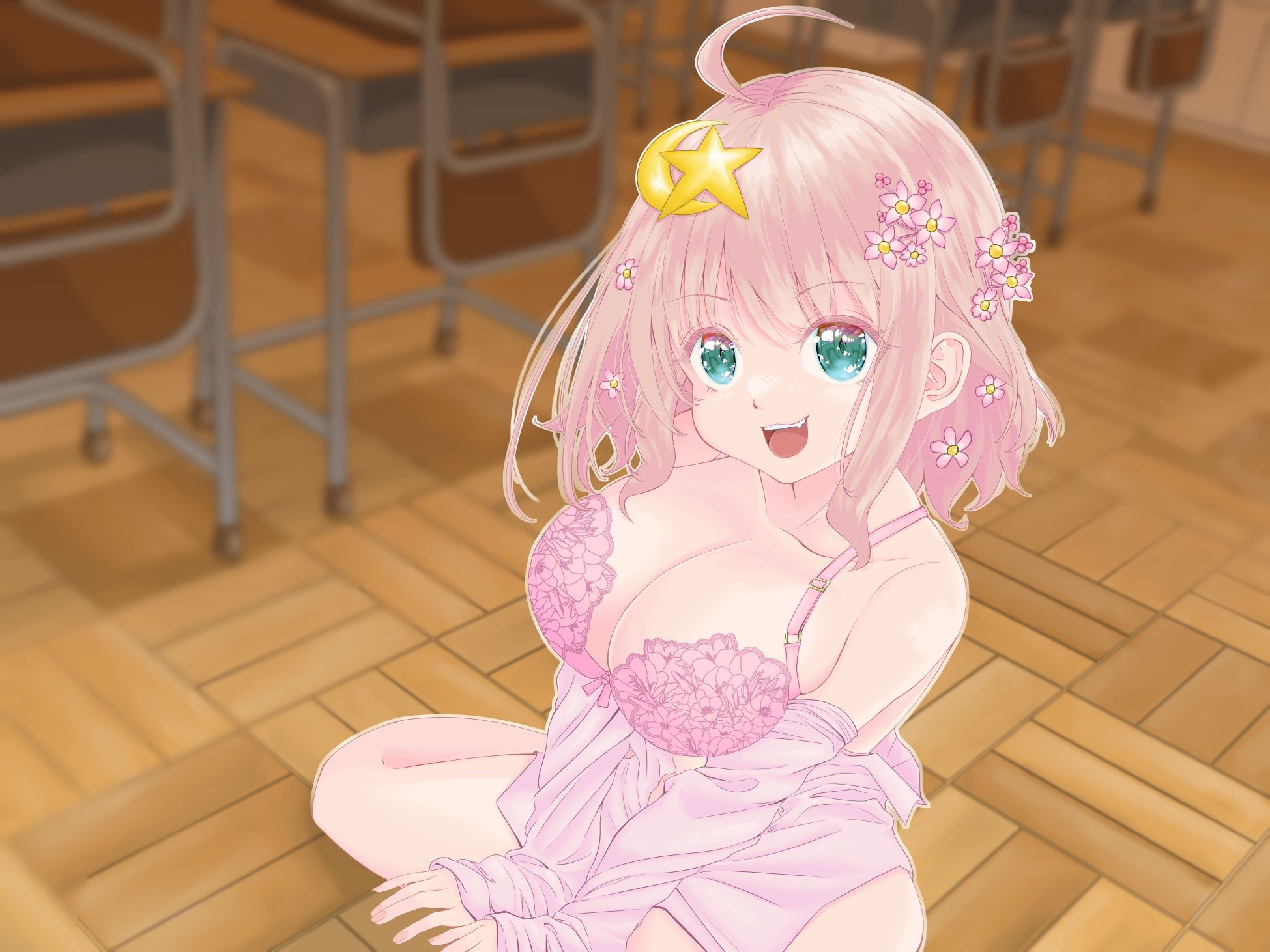 サンプル画像5:自称びっちのロリ巨乳☆アホの子蜜月ちゃんだってわからせたい！(Atelier Kumaz) [d_237519]