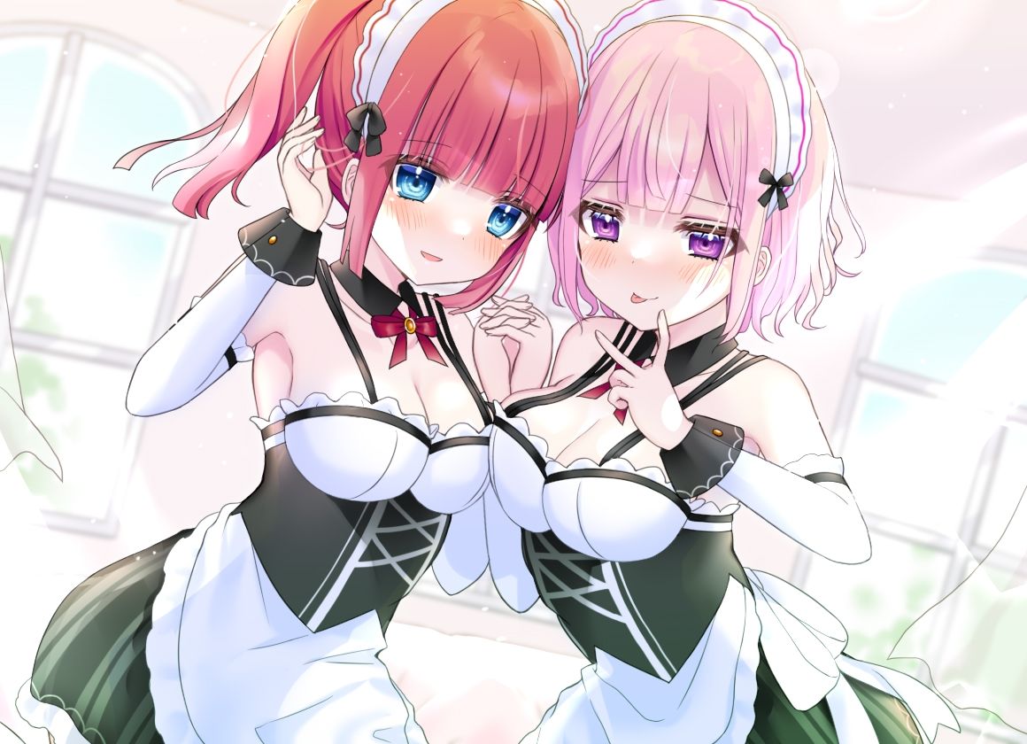 サンプル画像1:お屋敷メイド由真とつばきのエッチな道具でWご奉仕(DL製作班) [d_237911]