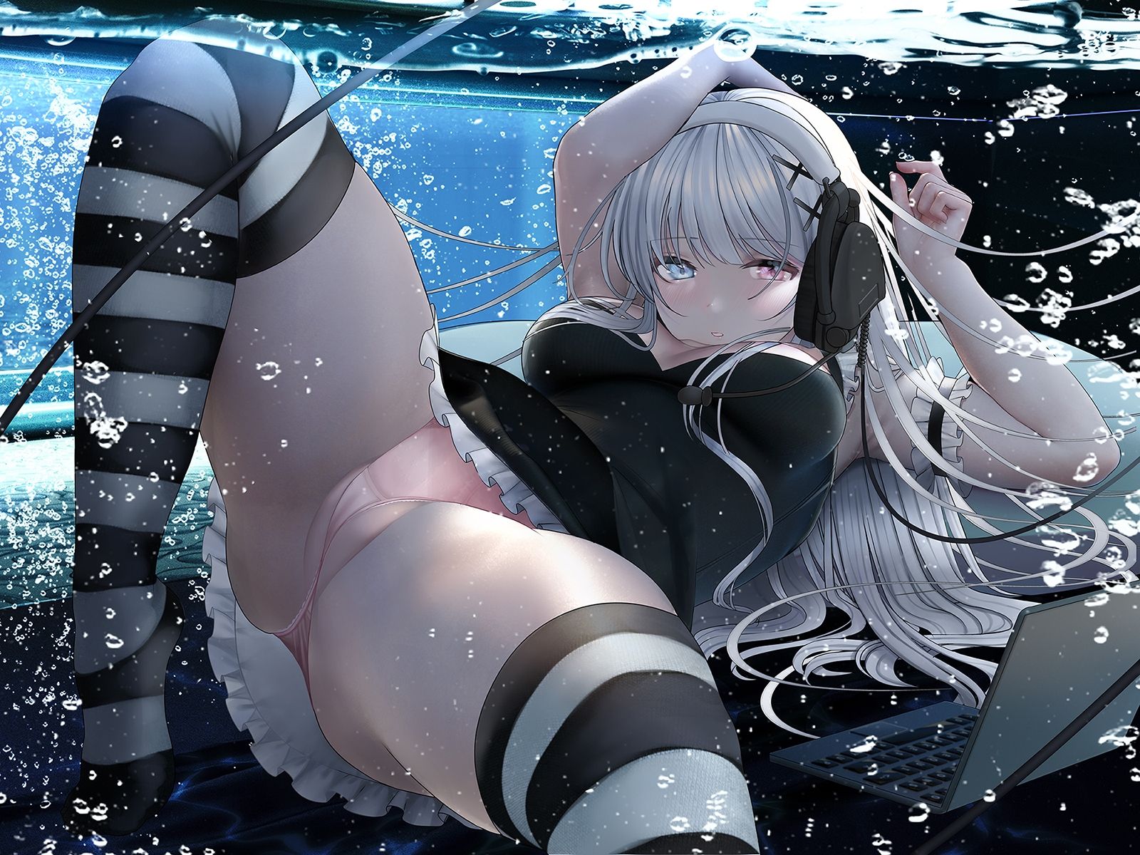 サンプル画像4:脳イキ・ソルフェジオ528〜奇跡のエンドルフィン分泌と脳イキ体験！〜(シロイルカ) [d_238305]