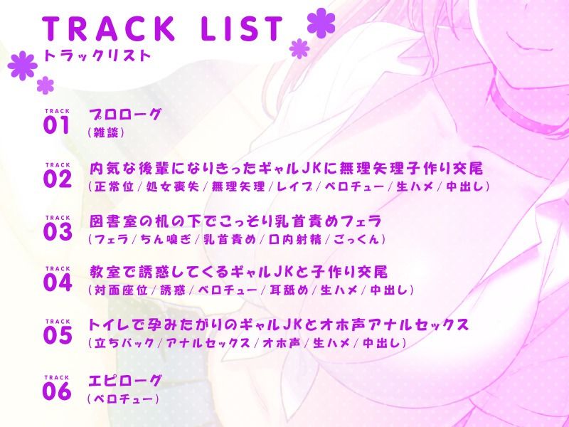 サンプル画像2:オタクに優しすぎるギャルJKとエロゲみたいな子作り交尾(ホワイト×ラバーズ) [d_238640]