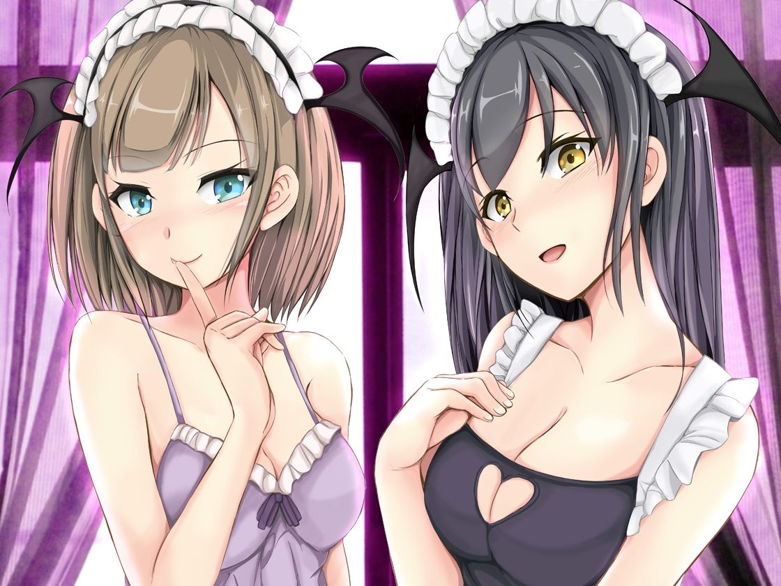 サンプル画像1:サキュバスメイドのゲップご奉仕 くあっど♪(DL製作班) [d_239708]