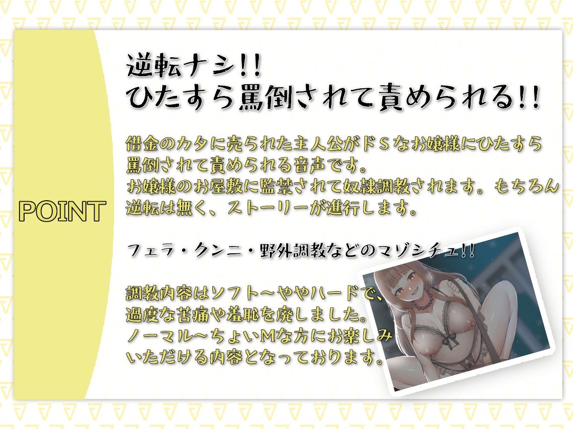 サンプル画像1:金持ちお嬢様に買われた僕の人生(あき電) [d_241069]