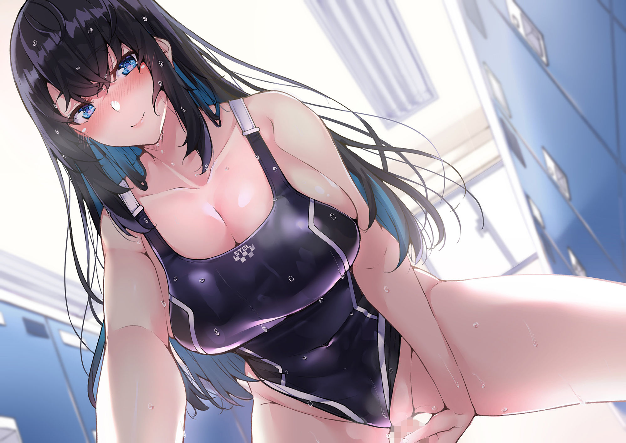 サンプル画像1:【KU100】練習中にエッチな目で見てたら先輩にバレてお仕置きされました(脳汁ドロップ) [d_242835]